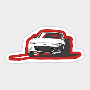 ND Winding Road Sticker